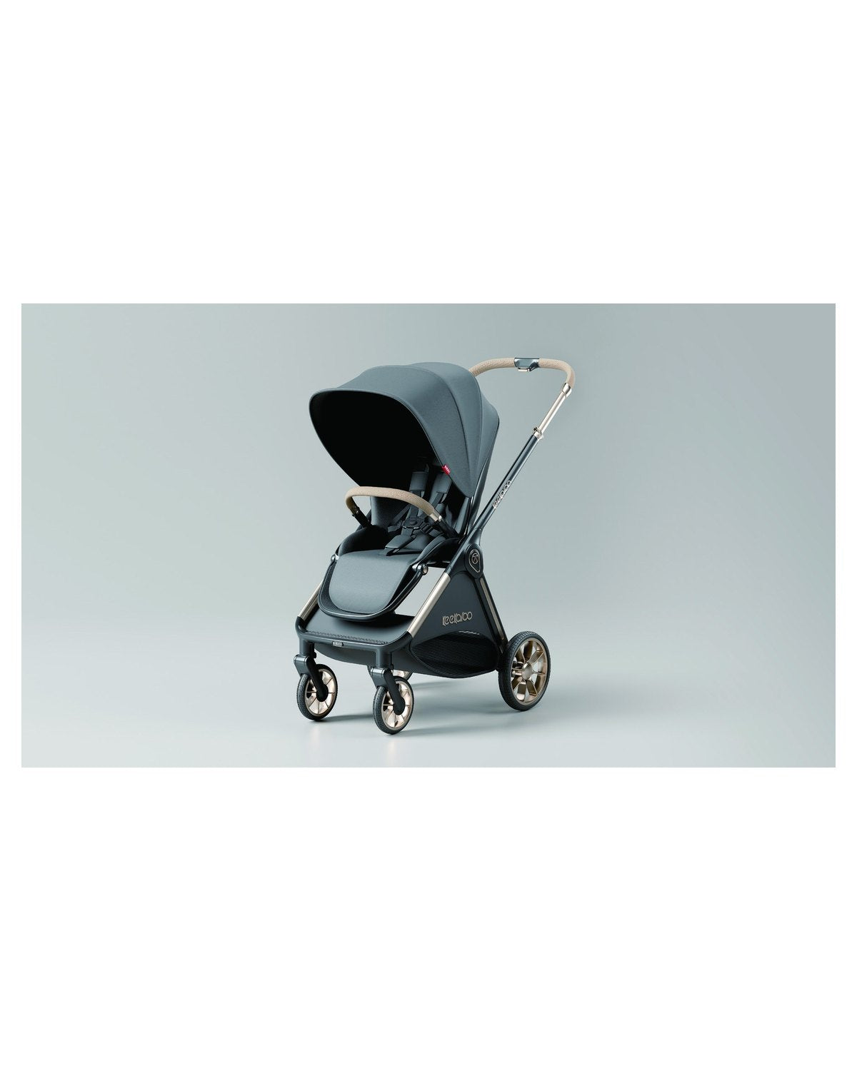 Born Light K6 ultra-light compact stroller, 4.3 kg, removable shock-absorbing wheels