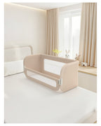 Born Light adjustable baby bed rail with star embroidery, fits mattresses 1.2m to 2.2m